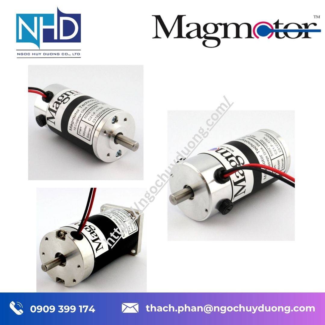 Đại lý giá tốt Động cơ DC chổi than Magmotor C21 – Mô-men cao, NEMA 23
