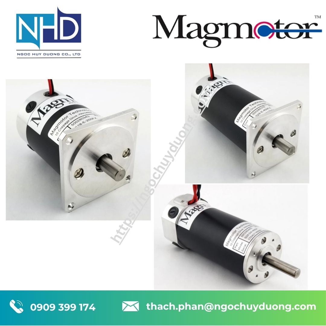 Động cơ DC chổi than Magmotor S28 – Mô-men xoắn cao