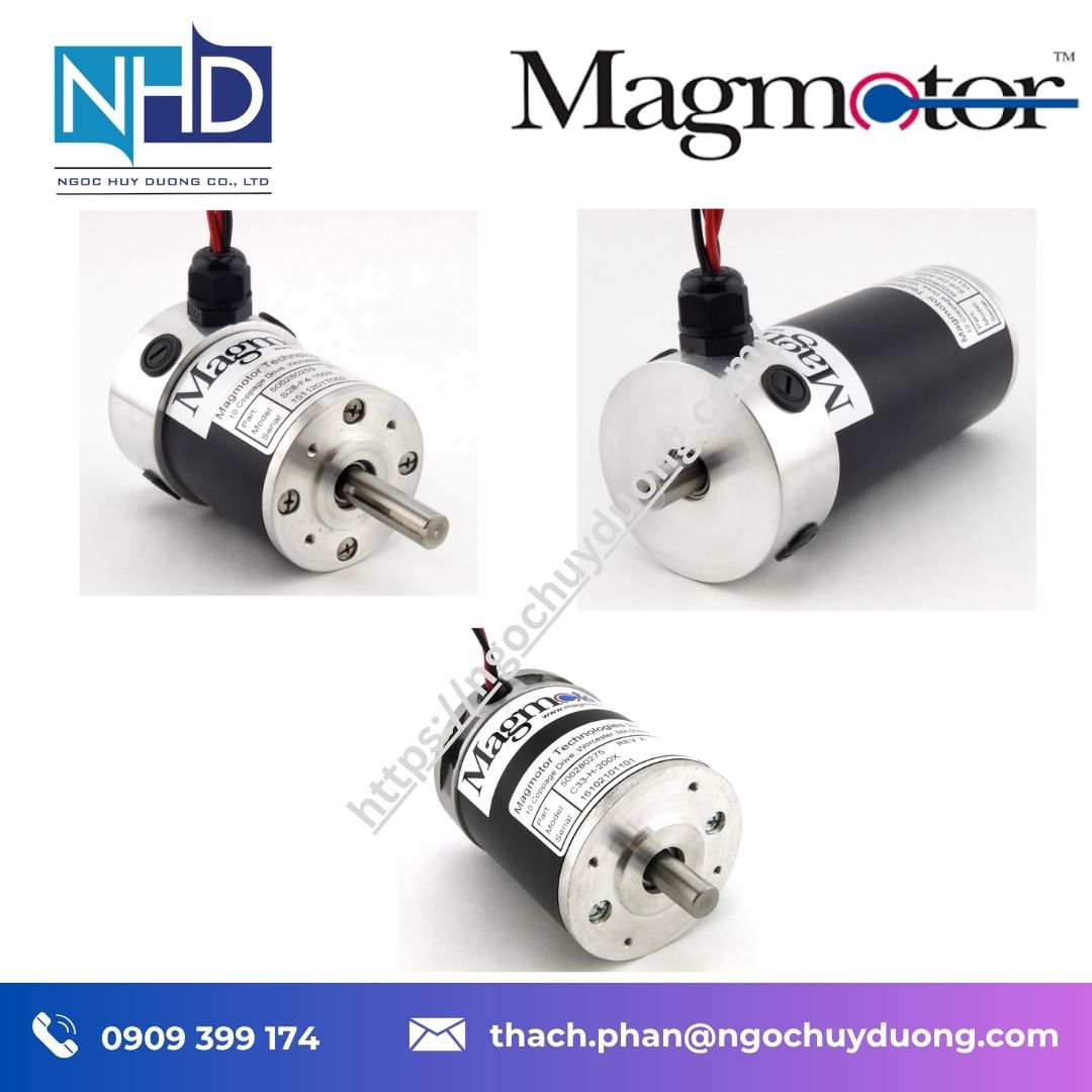 Tổng kho hàng sẵn Động cơ DC chổi than Magmotor S28 – Mô-men xoắn cao