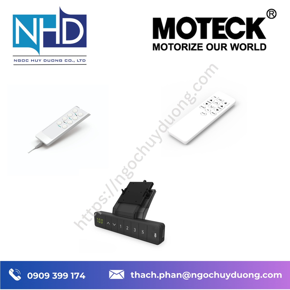 Bộ điều khiển Moteck HS20 chính hãng, hỗ trợ kỹ thuật