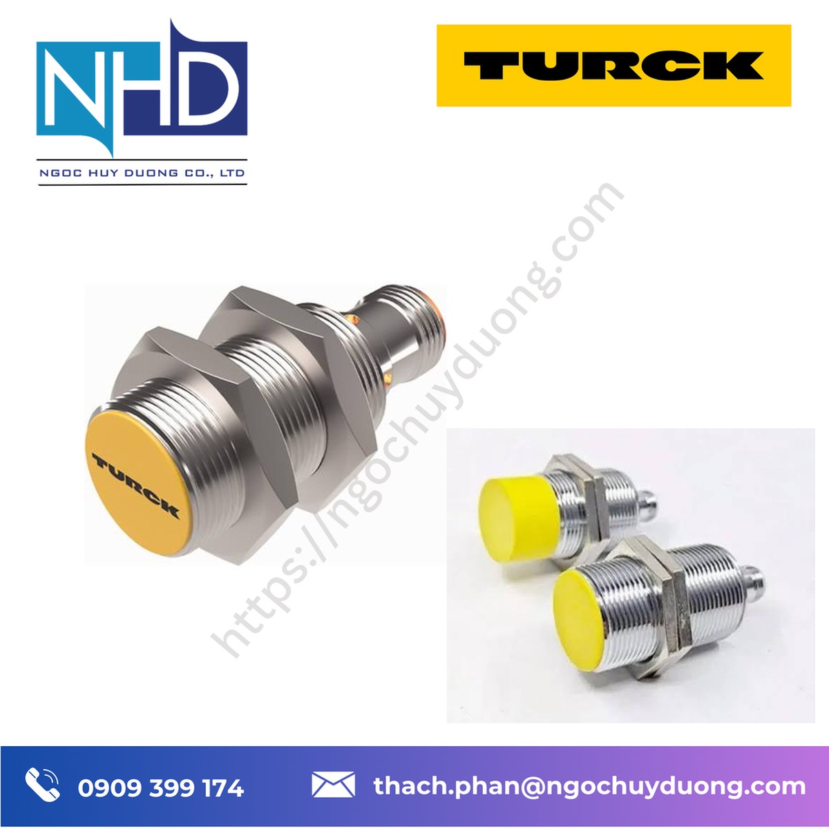 Đại lý giá tốt Cảm biến điện cảm TURCK IO-Link Chính hãng