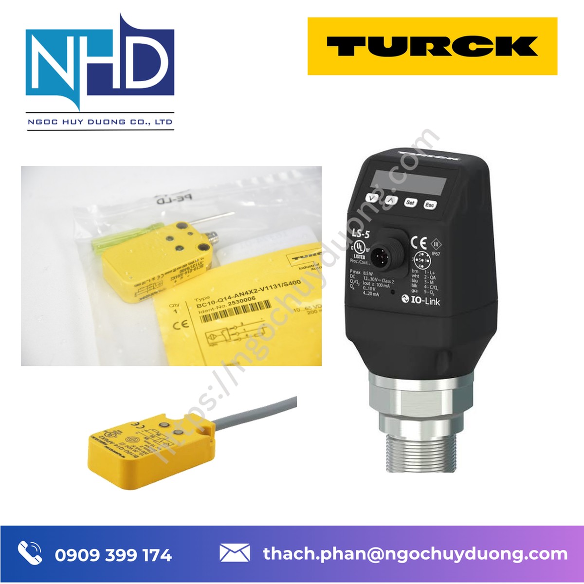Đại lý giá tốt Cảm biến mức Turck Level Sensors – Báo giá nhanh