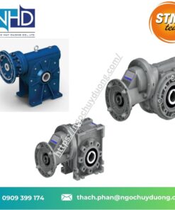 Hộp số trục vít STM chính hãng – Helical Worm, R và U