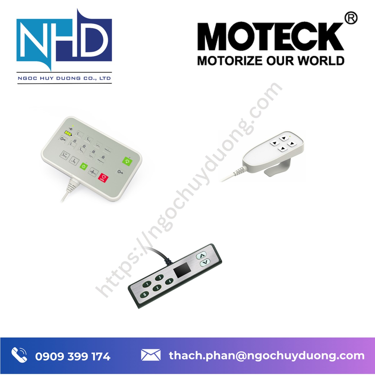 Bộ điều khiển Moteck HS20 chính hãng, hỗ trợ kỹ thuật