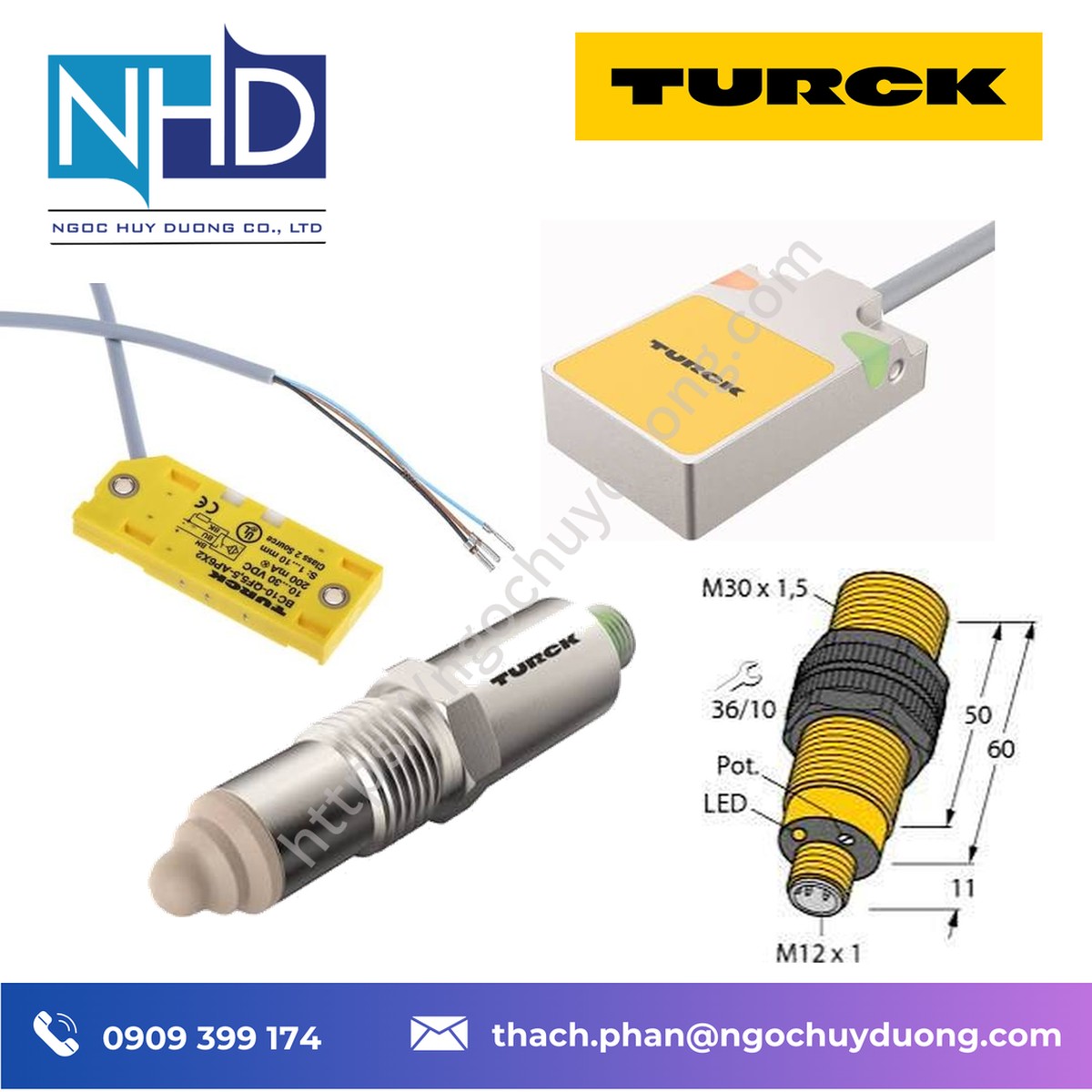 Tổng kho hàng sẵn Cảm biến điện dung TURCK QF-5.5 – Báo giá nhanh