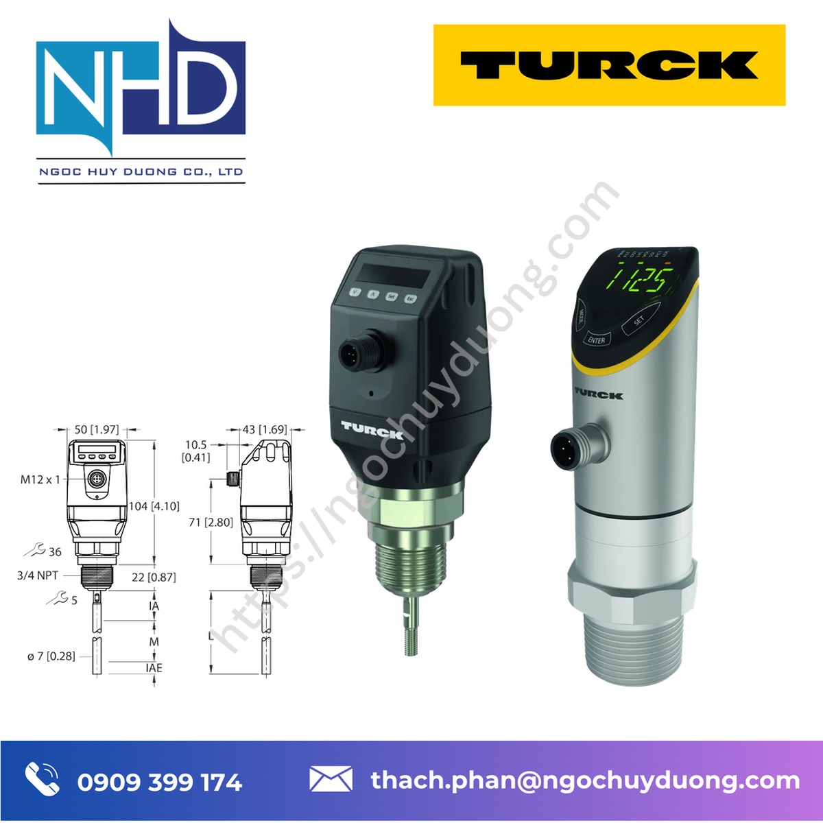 Tổng kho hàng sẵn Cảm biến mức Turck Level Sensors – Báo giá nhanh