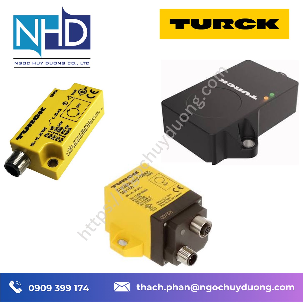 Cảm biến nghiêng TURCK B2NF85H-QR20-2UPN6X3-H1141 Hàng sẵn - Ảnh 2