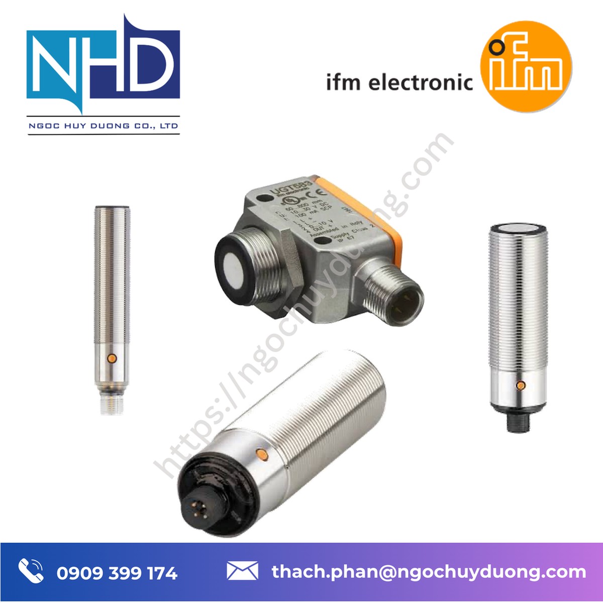 Tổng kho hàng sẵn Cảm biến siêu âm ifm – Báo giá nhanh